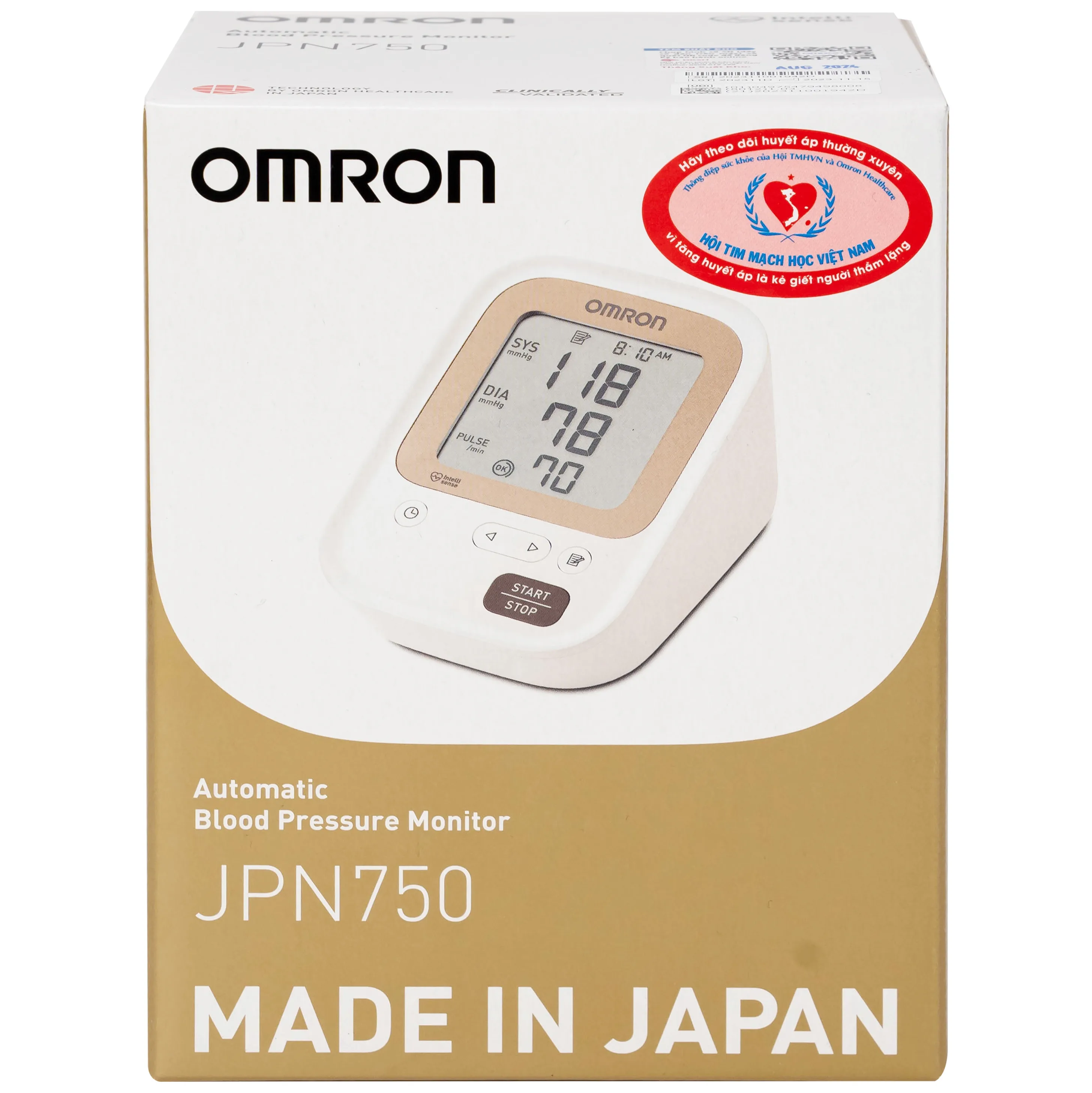 Hình ảnh Máy đo huyết áp bắp tay tự động Omron JPN750