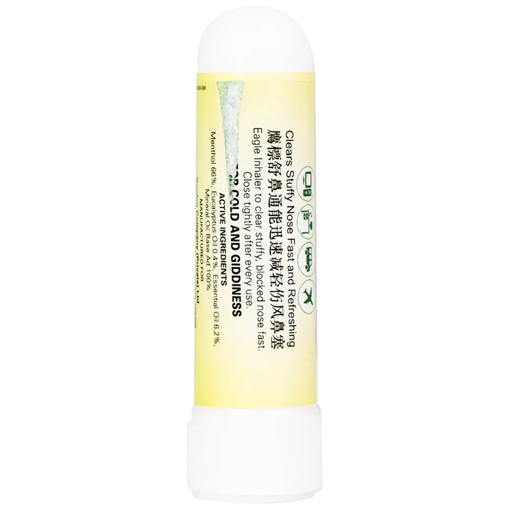Hình ảnh Ống hít thông mũi con ó Eagle Inhaler 1.1g thông mũi, giảm nghẹt mũi (12 ống)