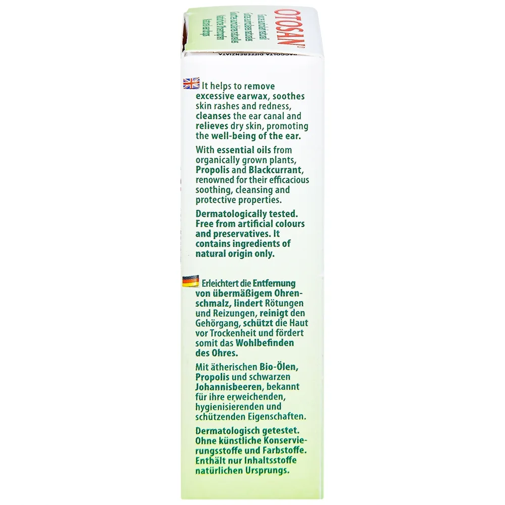 Hình ảnh Dung dịch nhỏ tai Otosan Natural Ear Drops loại bỏ và ngăn ngừa sự hình thành của ráy tai (10ml)
