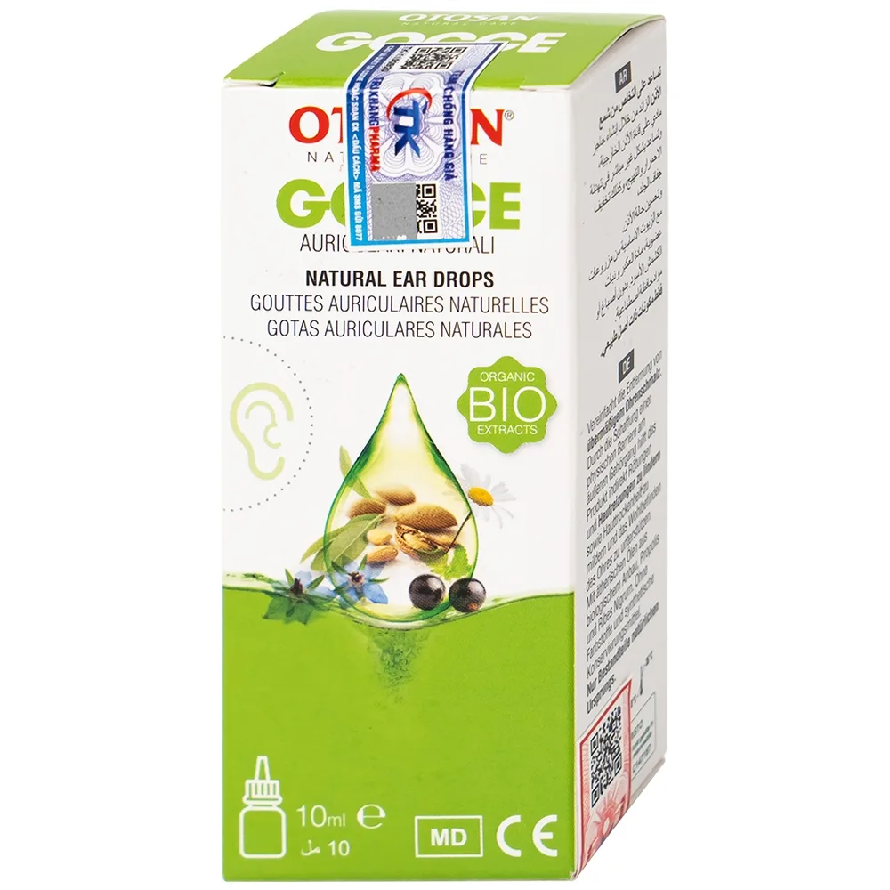 Hình ảnh Dung dịch nhỏ tai Otosan Natural Ear Drops loại bỏ và ngăn ngừa sự hình thành của ráy tai (10ml)