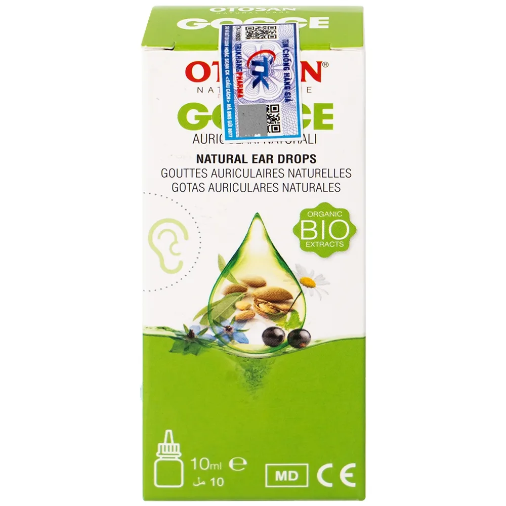 Hình ảnh Dung dịch nhỏ tai Otosan Natural Ear Drops loại bỏ và ngăn ngừa sự hình thành của ráy tai (10ml)