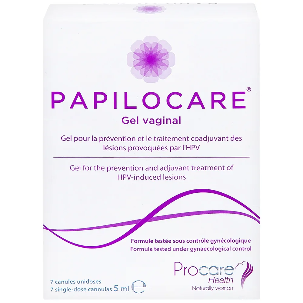 Hình ảnh Gel đặt âm đạo Papilocare Gel Vaginal 5ml hỗ trợ đào thải HPV (7 tuýp)