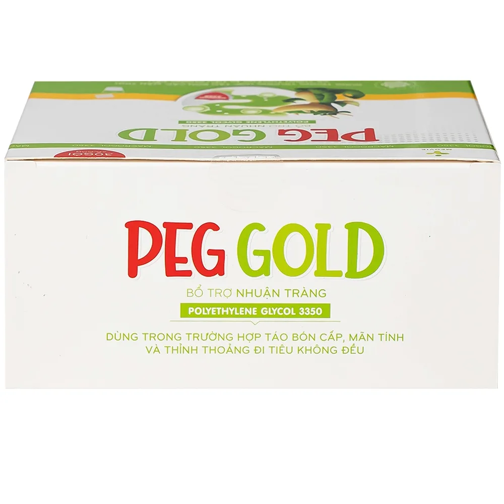 Hình ảnh Bột pha uống Peg Gold Medvie Armephaco bổ trợ nhuận tràng (30 gói)