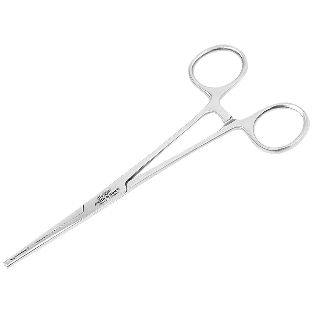 Hình ảnh Pen gắp thẳng có mấu Electro Bismed dùng kẹp bông băng, băng gạc rửa vết thương (1 cái x 16cm)