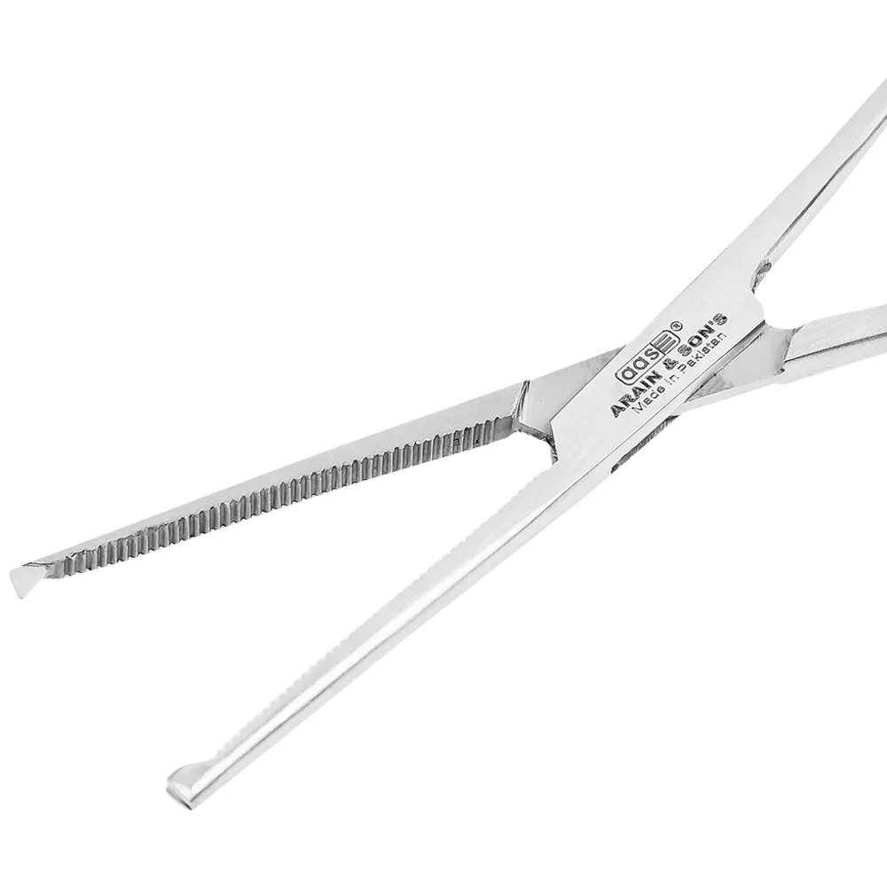 Hình ảnh Pen gắp thẳng có mấu Electro Bismed dùng kẹp bông băng, băng gạc rửa vết thương (1 cái x 16cm)