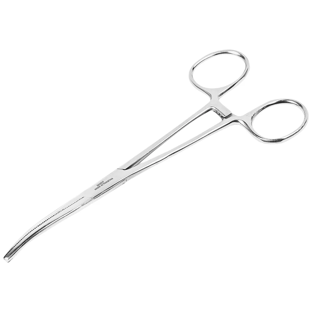 Hình ảnh Pen gắp cong không mấu Electro Bismed  dùng kẹp bông băng, băng gạc rửa vết thương (1 cái x 18cm)