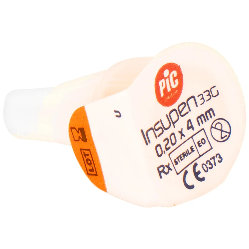 Hình ảnh Đầu kim tiểu đường PIC Insupen Original dùng để gắn vào đầu bút tiêm Insulin (100 Cái)
