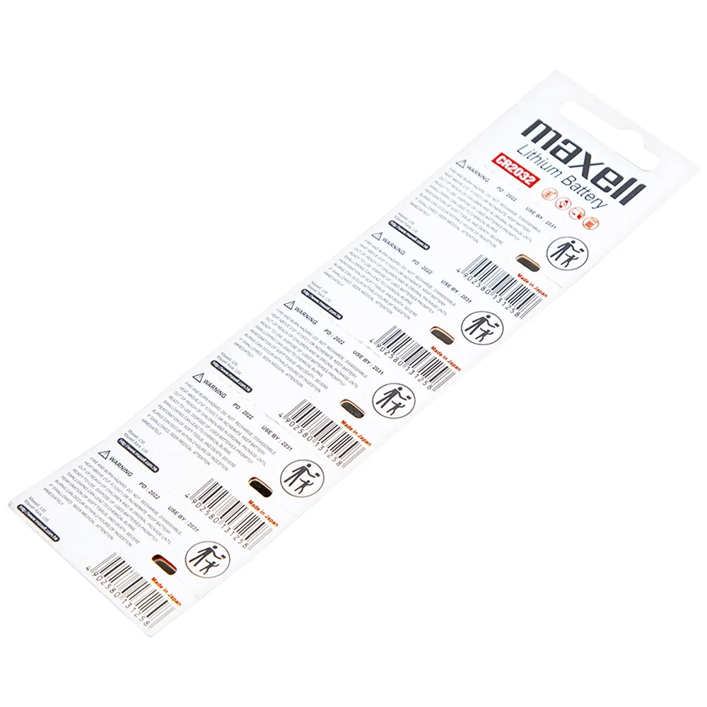 Hình ảnh Pin Maxell lithium CR2032 (20 vỉ x 5 viên) dùng cho các thiết bị điện tử