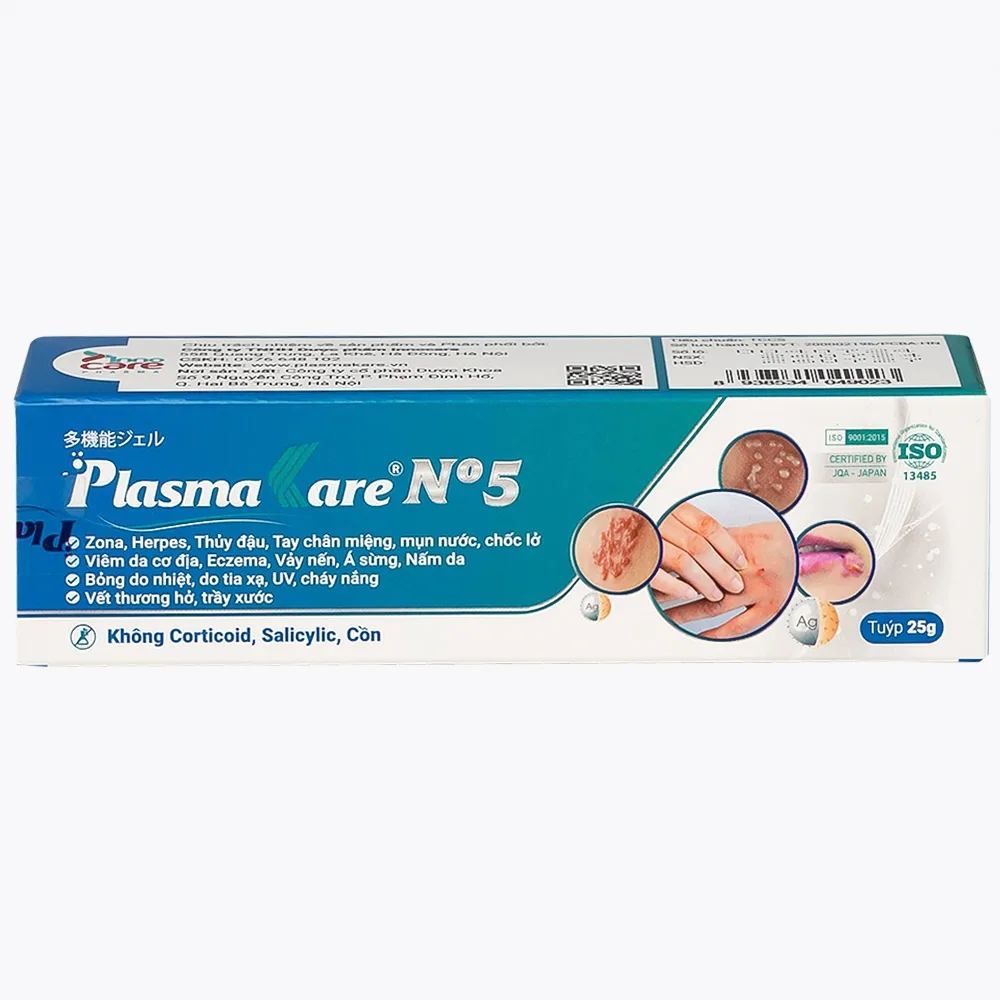 Hình ảnh Kem bôi da Plasmakare Nº5 Innocare 25g hỗ trợ điều trị Zona, Herpes, thủy đậu, tay chân miệng