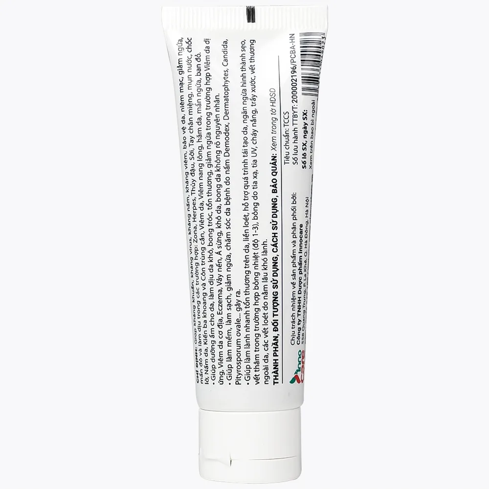 Hình ảnh Kem bôi da Plasmakare Nº5 Innocare 25g hỗ trợ điều trị Zona, Herpes, thủy đậu, tay chân miệng