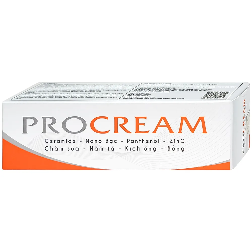 Hình ảnh Kem bôi Procream giảm tình trạng chàm sữa, hăm tã, kích ứng, bỏng (30g)