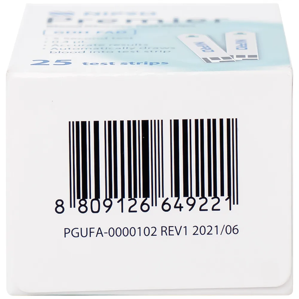 Hình ảnh Que thử đường huyết Nipro Premier (25 que)