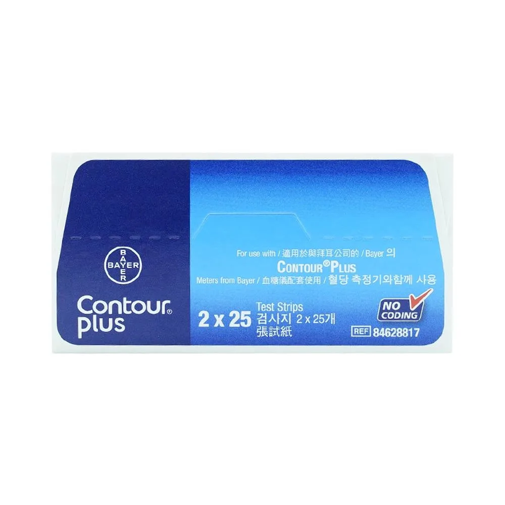 Hình ảnh Que thử đường huyết Contour Plus Bayer (50 que)