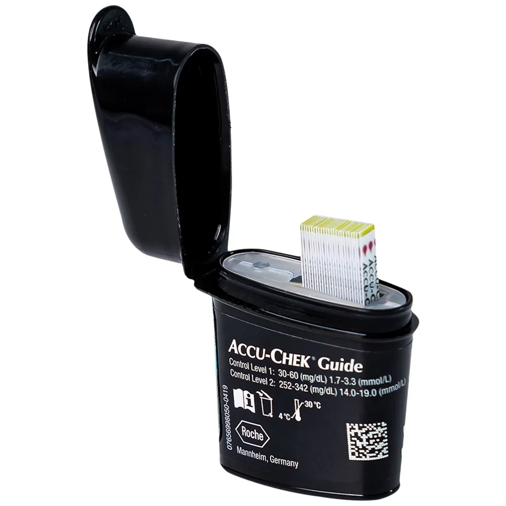 Hình ảnh Que thử đường huyết Accu-Chek Guide theo dõi đường huyết (25 que)