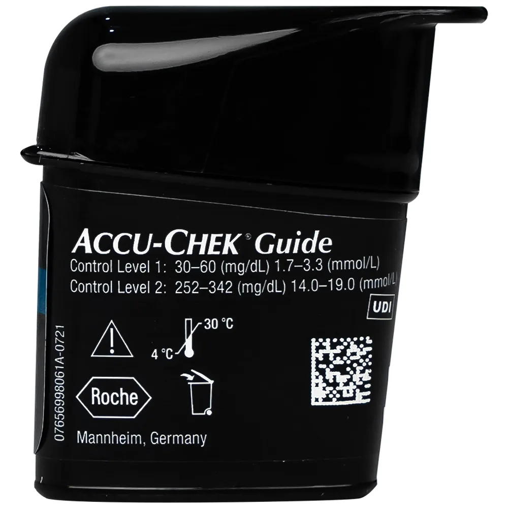 Hình ảnh Que thử dùng cho máy đo đường huyết Accu-Chek Guide (50 que)