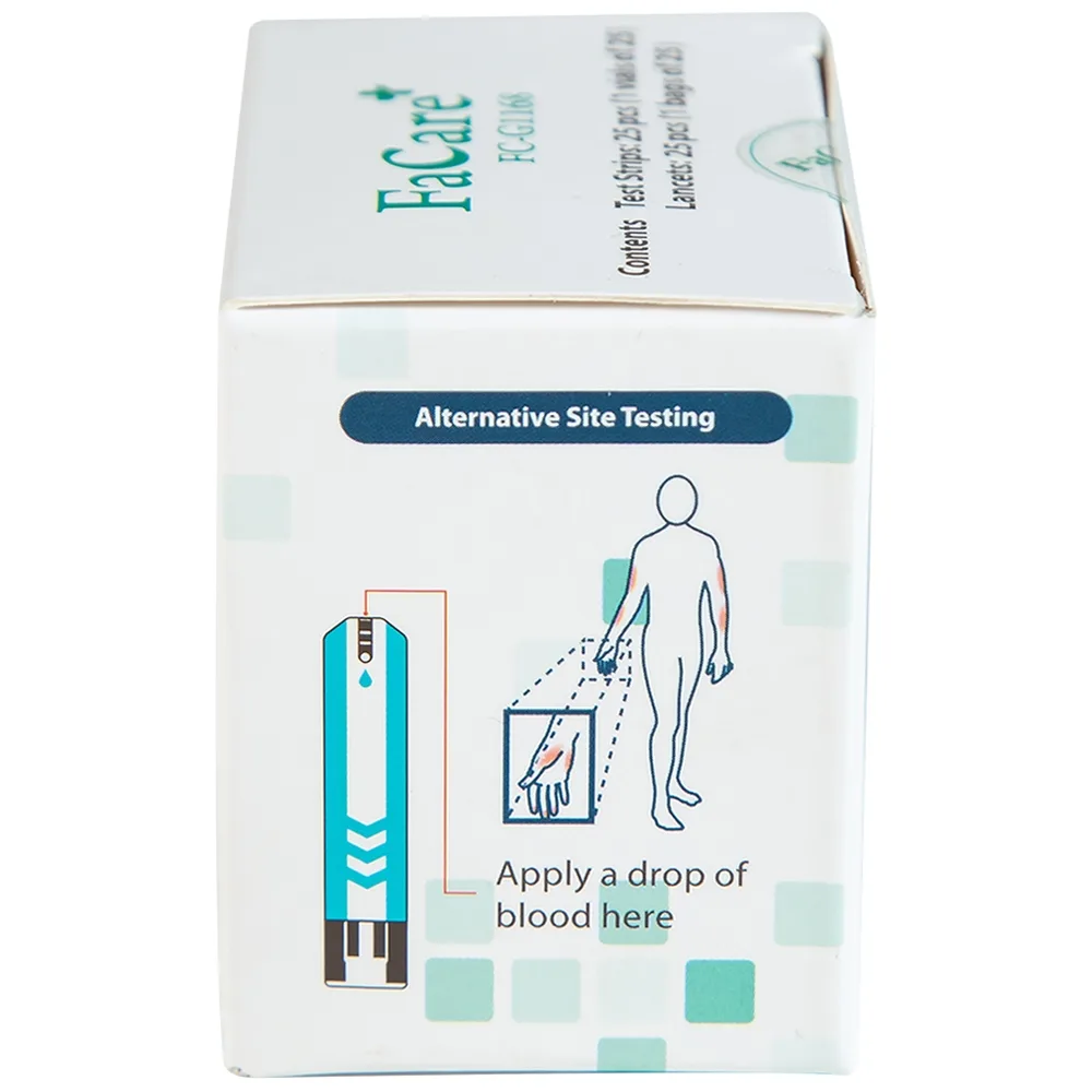 Hình ảnh Que thử đường huyết FaCare TD-4277 And FC-G168 (25 cái)