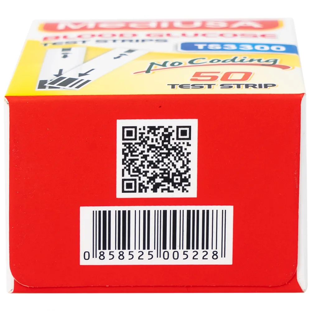 Hình ảnh Que thử đường huyết MediUSA TS3300 sử dụng cùng máy đo đường huyết MediUSA GM3300 (50 que)