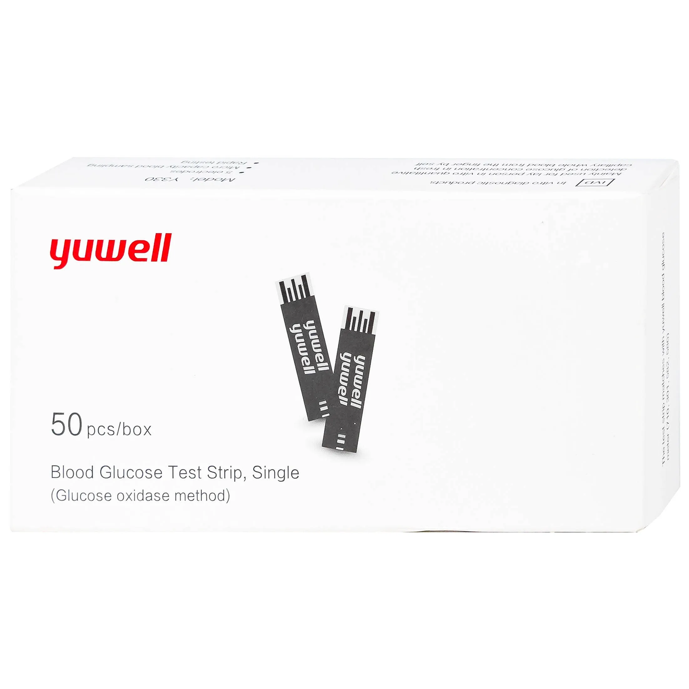 Hình ảnh Que thử đường huyết Yuwell Y330 (50 que)