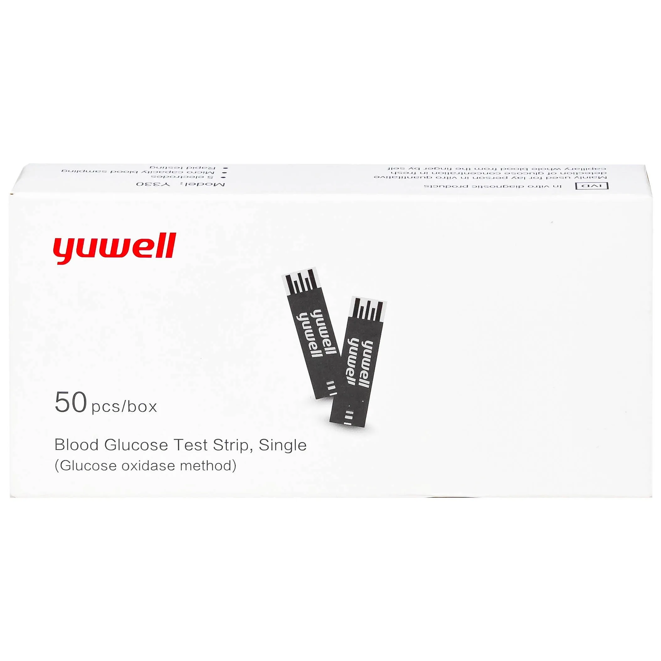 Hình ảnh Que thử đường huyết Yuwell Y330 (50 que)