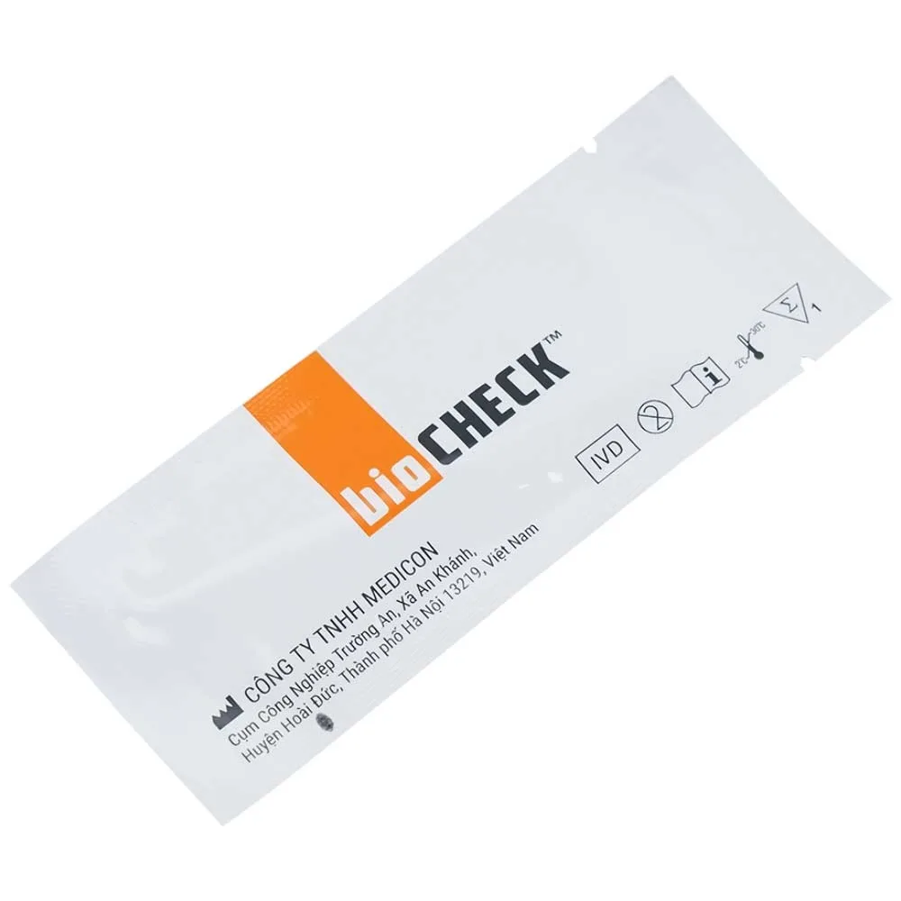 Hình ảnh Que thử phát hiện ngày rụng trứng Bio Check cho kết quả trong 5 - 10 phút (7 cái)