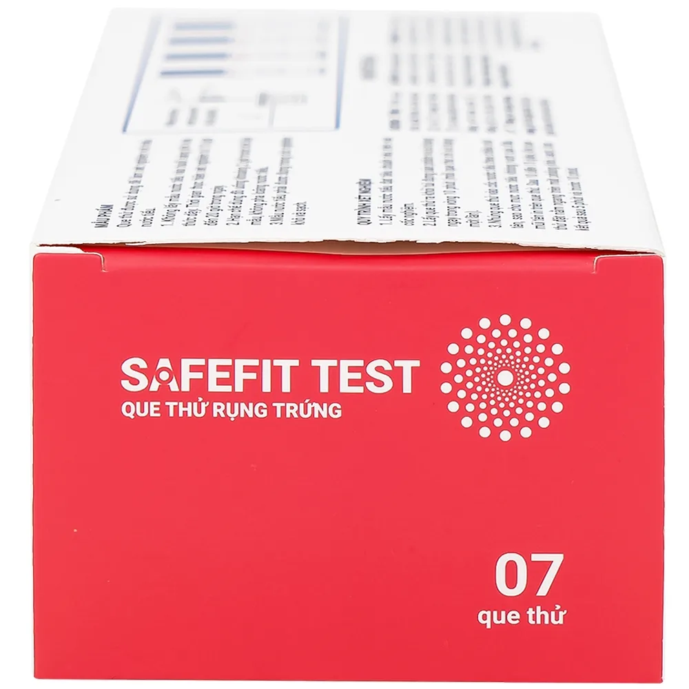 Hình ảnh Que thử rụng trứng Safefit Test dùng để xác định ngày rụng trứng (7 que)