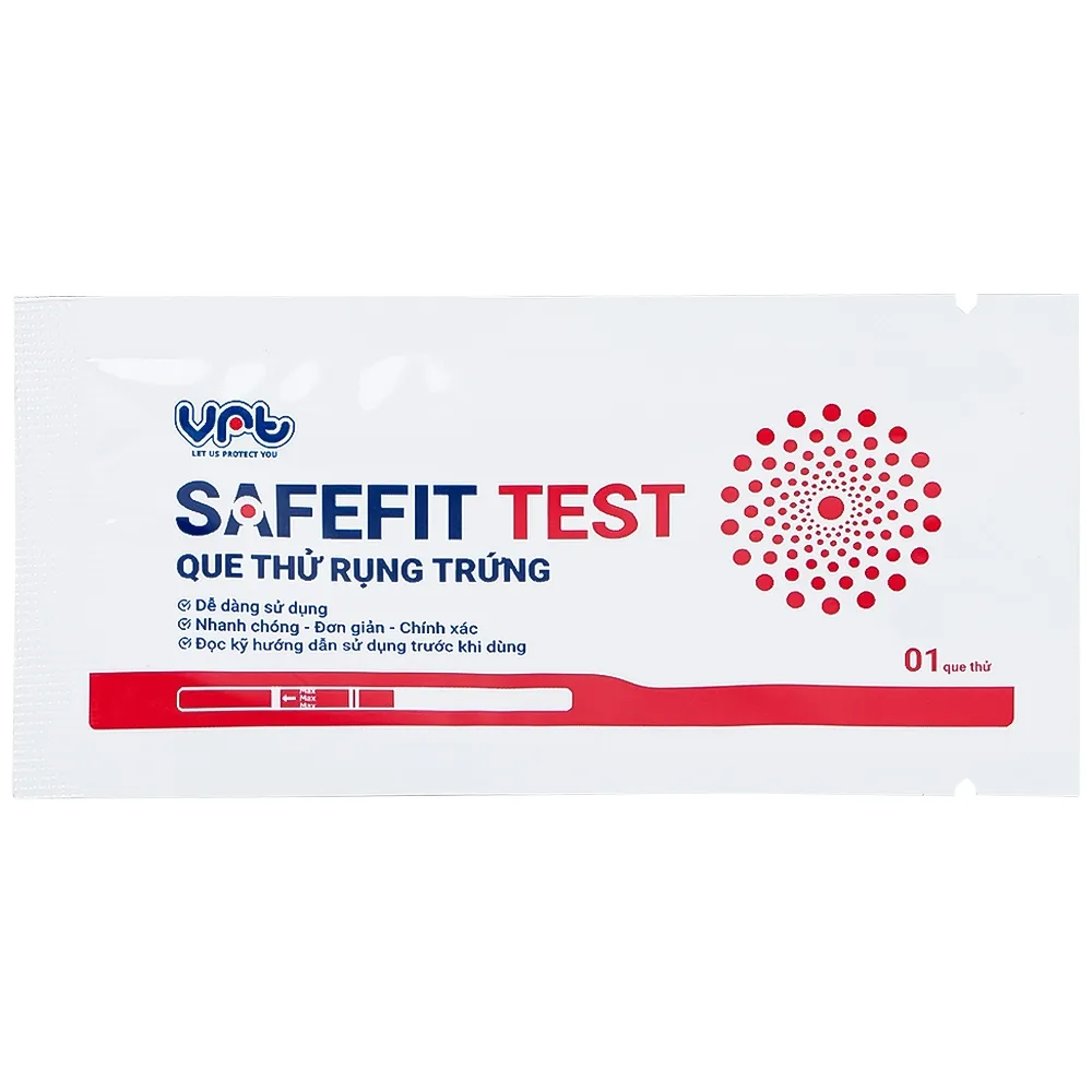 Hình ảnh Que thử rụng trứng Safefit Test dùng để xác định ngày rụng trứng (7 que)