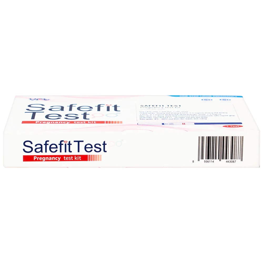 Hình ảnh Que thử thai nhanh Safefit Test (Hộp 1 que x 1 cốc nhựa)