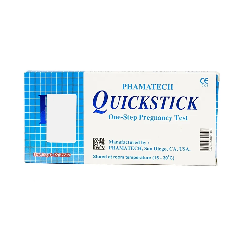 Hình ảnh Que thử thai điện tử Quickstick One - Step Prehnancy Test Phamatech cho kết quả lên đến 99%