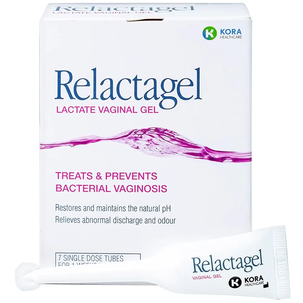 Hình ảnh Kem bôi dạng gel Relactagel Kora điều trị và phòng ngừa viêm âm đạo (7 tuýp)