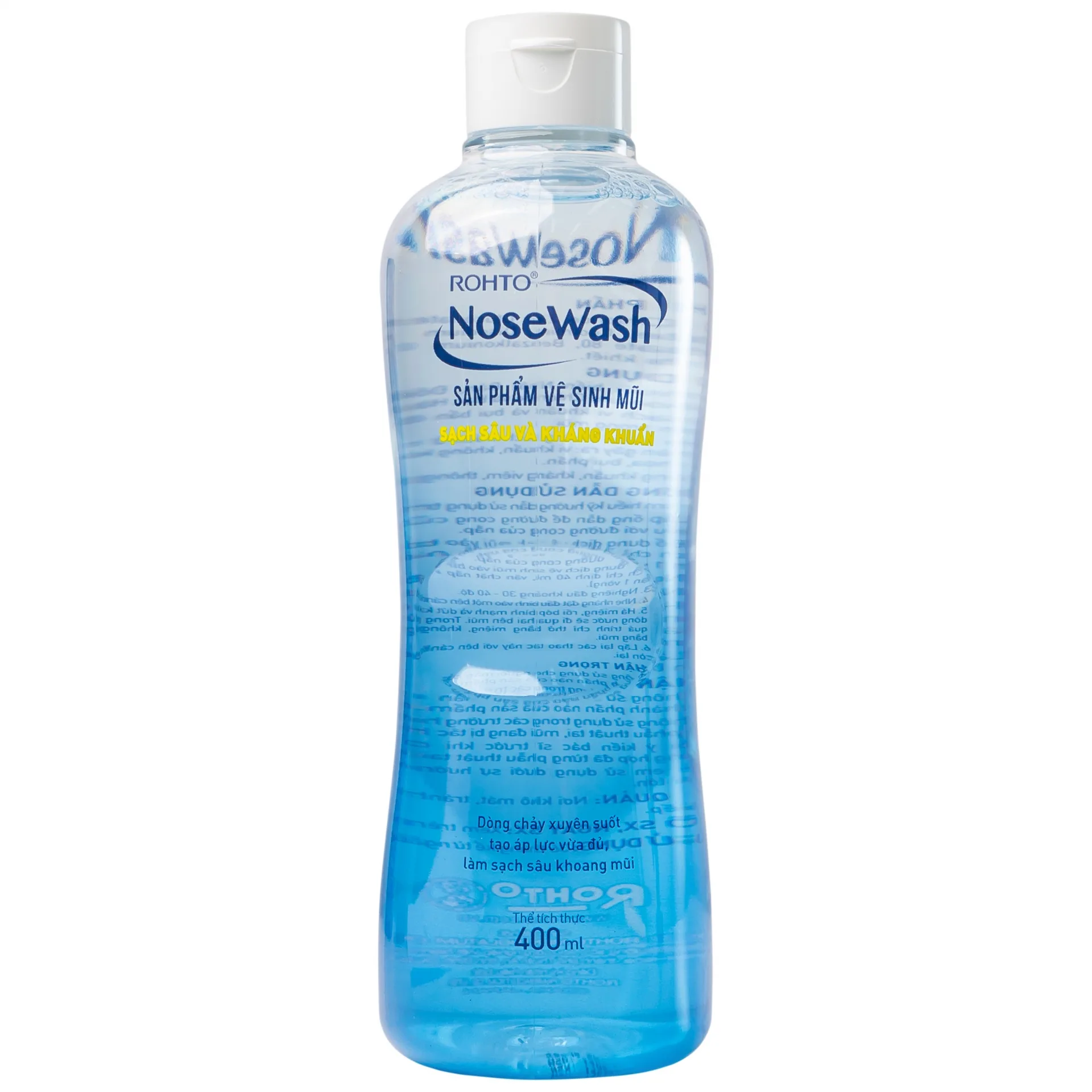 Hình ảnh Dung dịch vệ sinh mũi không bao gồm bình Rohto NoseWash làm sạch sâu và kháng khuẩn (400ml)