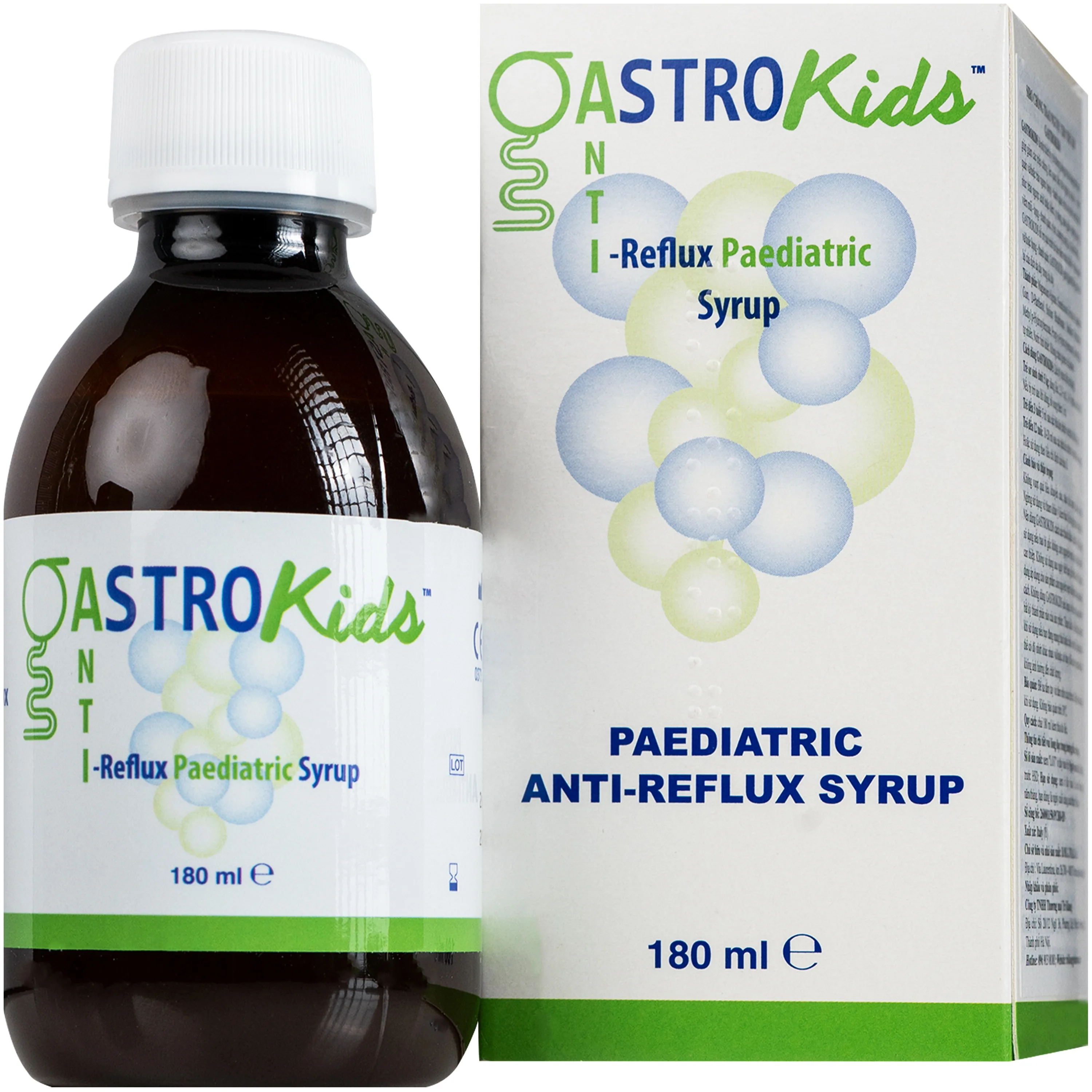 Hình ảnh Siro Gastrokids 180ml Hỗ Trợ Kiểm Soát Nôn Trớ, Trào Ngược Dạ Dày - Thực Quản, Trào Ngược Họng - Thanh Quản Cho Trẻ Từ 0 Đến 12 Tuổi