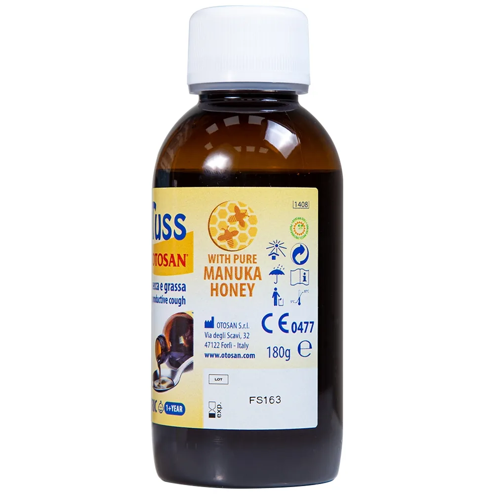 Hình ảnh Siro ho Fortuss Otosan làm dịu cơn ho hiệu quả, bảo vệ niêm mạc (180g)