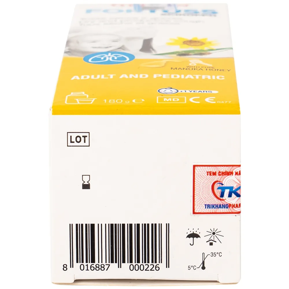 Hình ảnh Siro ho Fortuss Otosan làm dịu cơn ho hiệu quả, bảo vệ niêm mạc (180g)