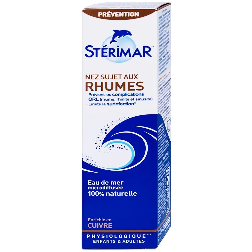 Hình ảnh Dung dịch xịt mũi Stérimar Nose Prone To Colds 50ml làm sạch, loại bỏ bụi bẩn niêm mạc mũi cho trẻ từ 6 tháng - người lớn