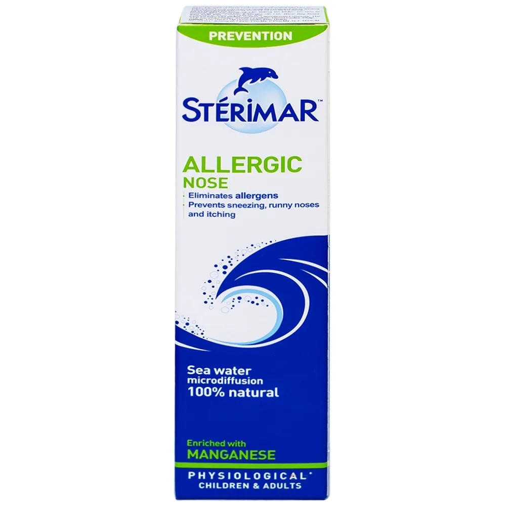 Hình ảnh Dung dịch xịt mũi Stérimar Allergic Nose 50ml hỗ trợ điều trị viêm mũi dị ứng cho trẻ từ 6 tháng - người lớn