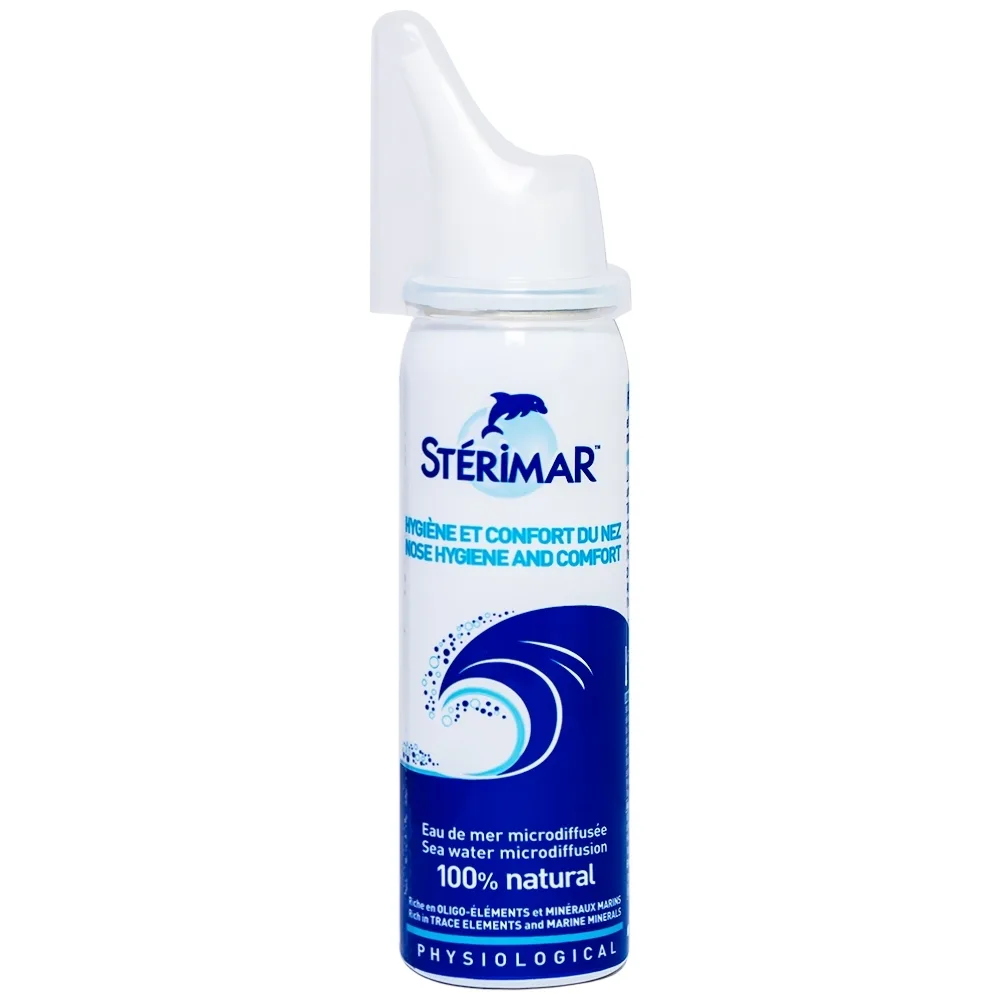 Hình ảnh Dung dịch xịt mũi Stérimar Nose Hygiene And Comfor 50ml loại bỏ bụi bẩn niêm mạc mũi cho trẻ từ 3 tuổi - người lớn