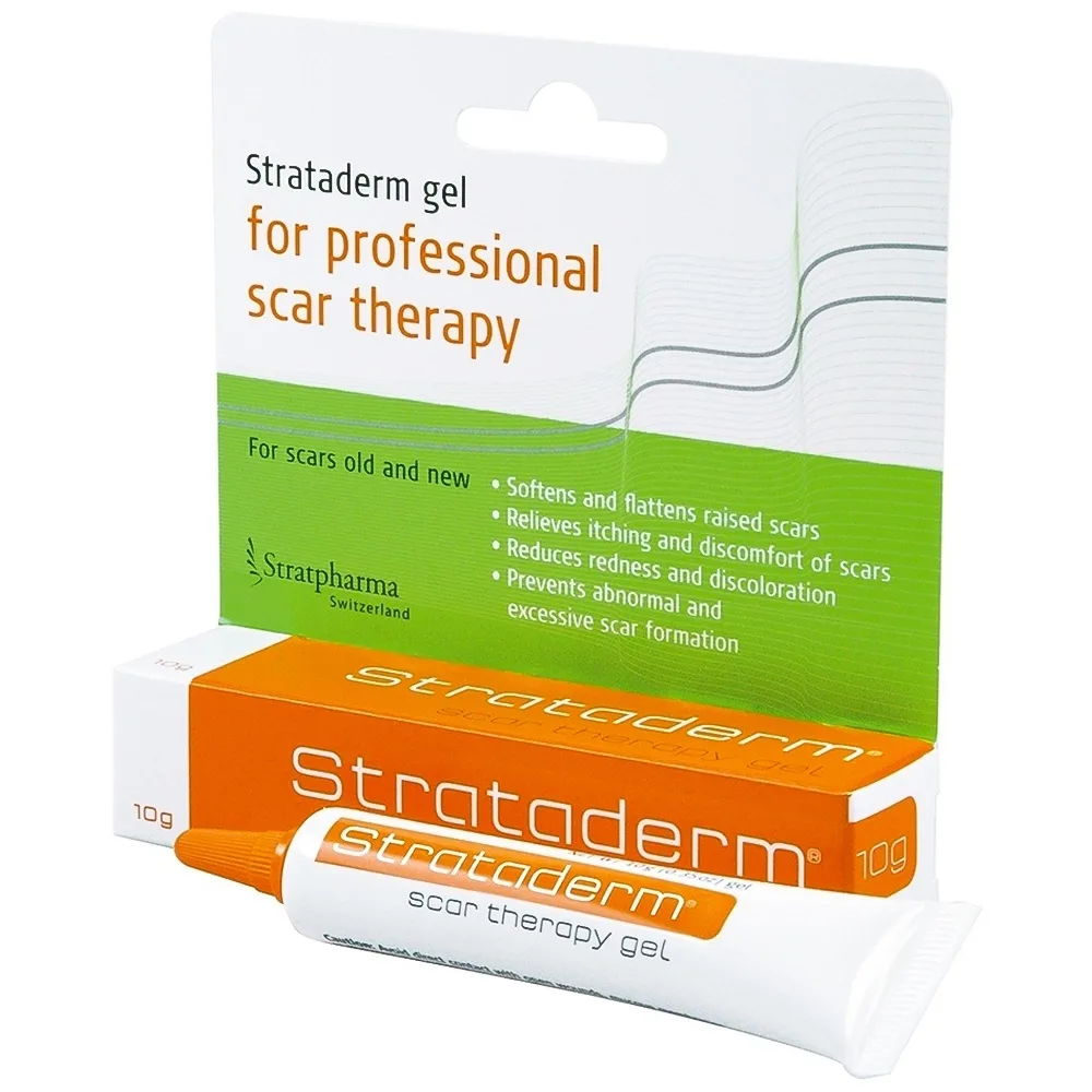 Hình ảnh Gel Strataderm for professional scar therapy 10g hỗ trợ điều trị sẹo mổ, sẹo cũ lâu năm
