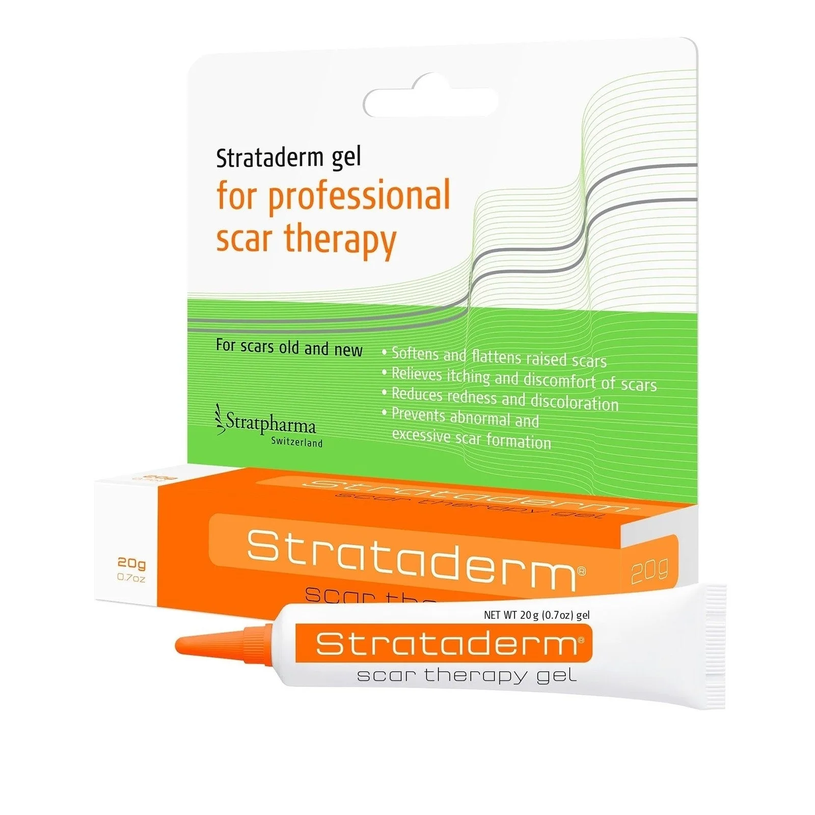Hình ảnh Gel Strataderm for professional scar therapy 20g hỗ trợ điều trị sẹo mổ, sẹo cũ lâu năm