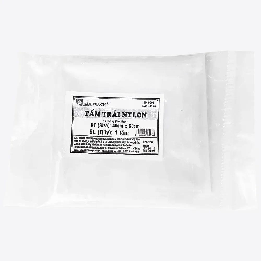 Hình ảnh Tấm trải Nylon vô trùng Bảo Thạch dùng trong phẫu thuật, phụ sản, nhi, nha khoa