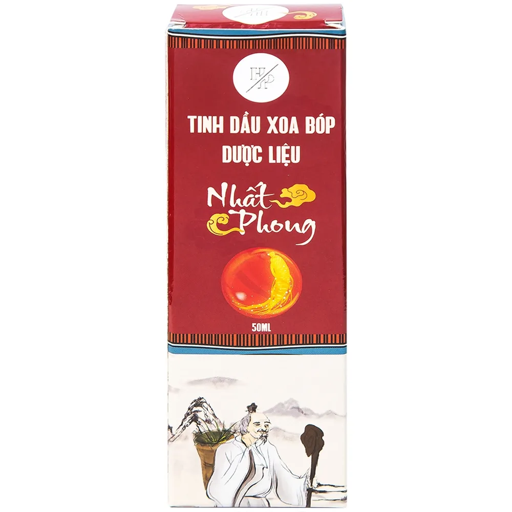 Hình ảnh Tinh dầu xoa bóp dược liệu Nhất Phong 50ml giảm đau nhức xương khớp, mỏi cơ bắp, làm ấm cơ thể