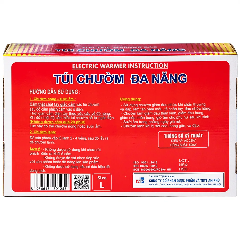 Hình ảnh Túi chườm đa năng Thiên Thanh lớn size L