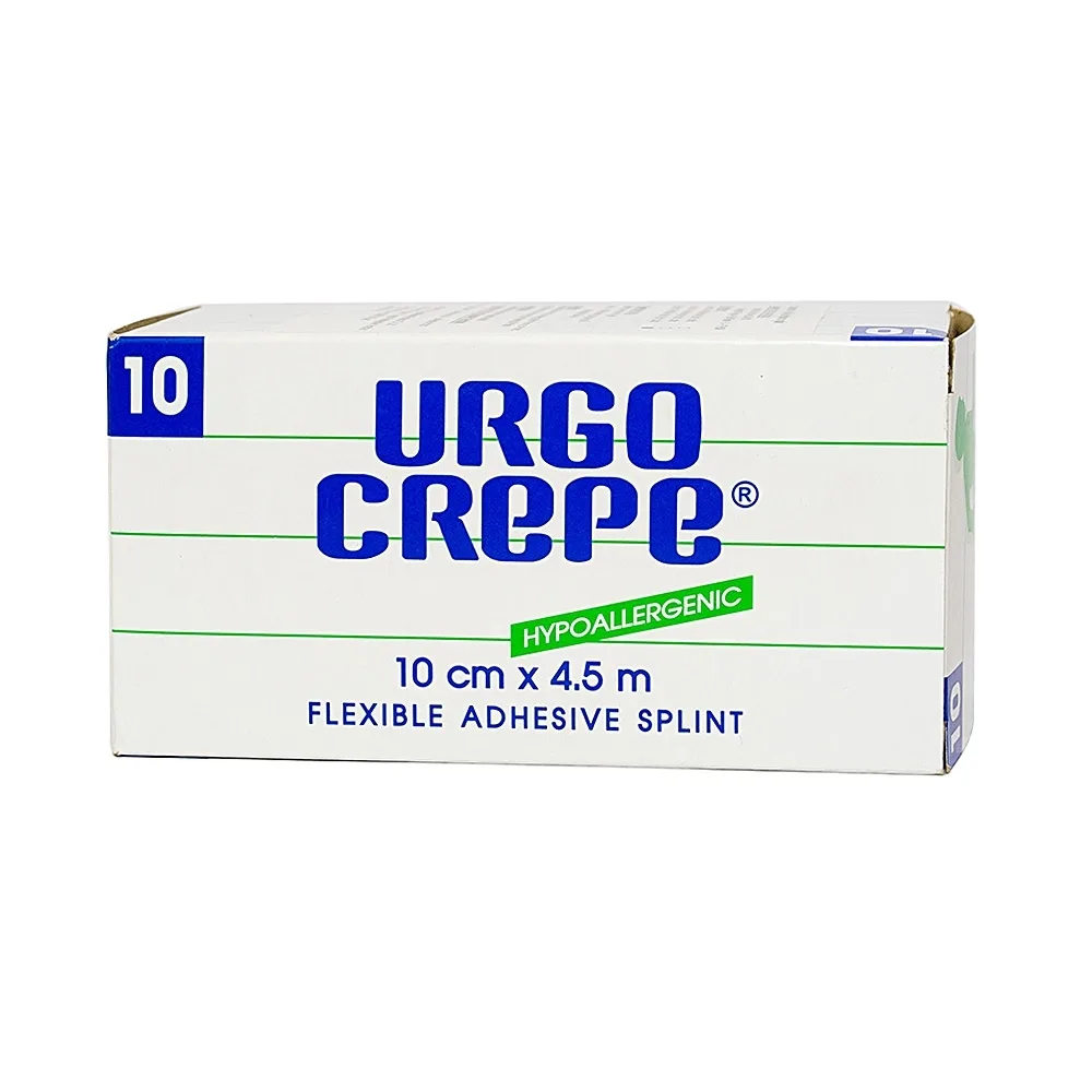 Hình ảnh Băng keo thun co giãn Urgo Crepe size 10cm x 4.5m cố định phẫu thuật chỉnh hình, dự phòng chấn thương cơ khớp