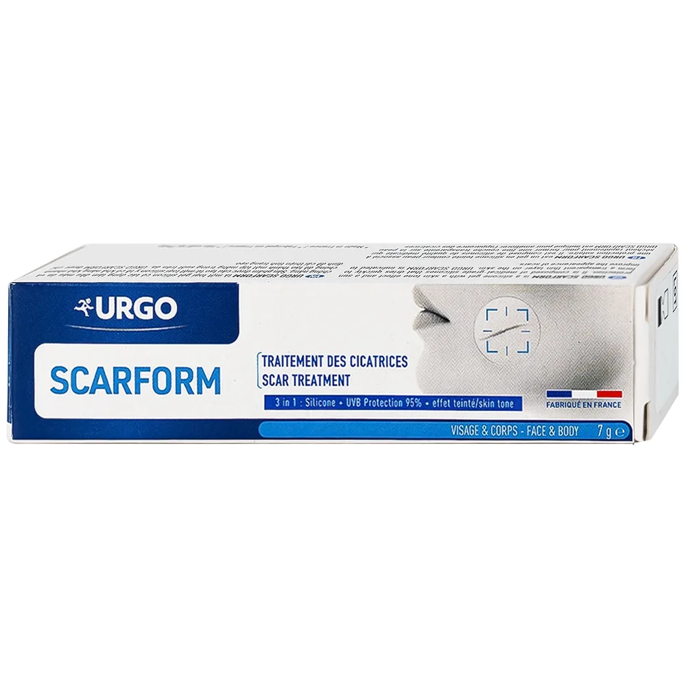 Hình ảnh Gel điều trị sẹo phì đại, sẹo lồi và mờ thâm Urgo Scarform 7g