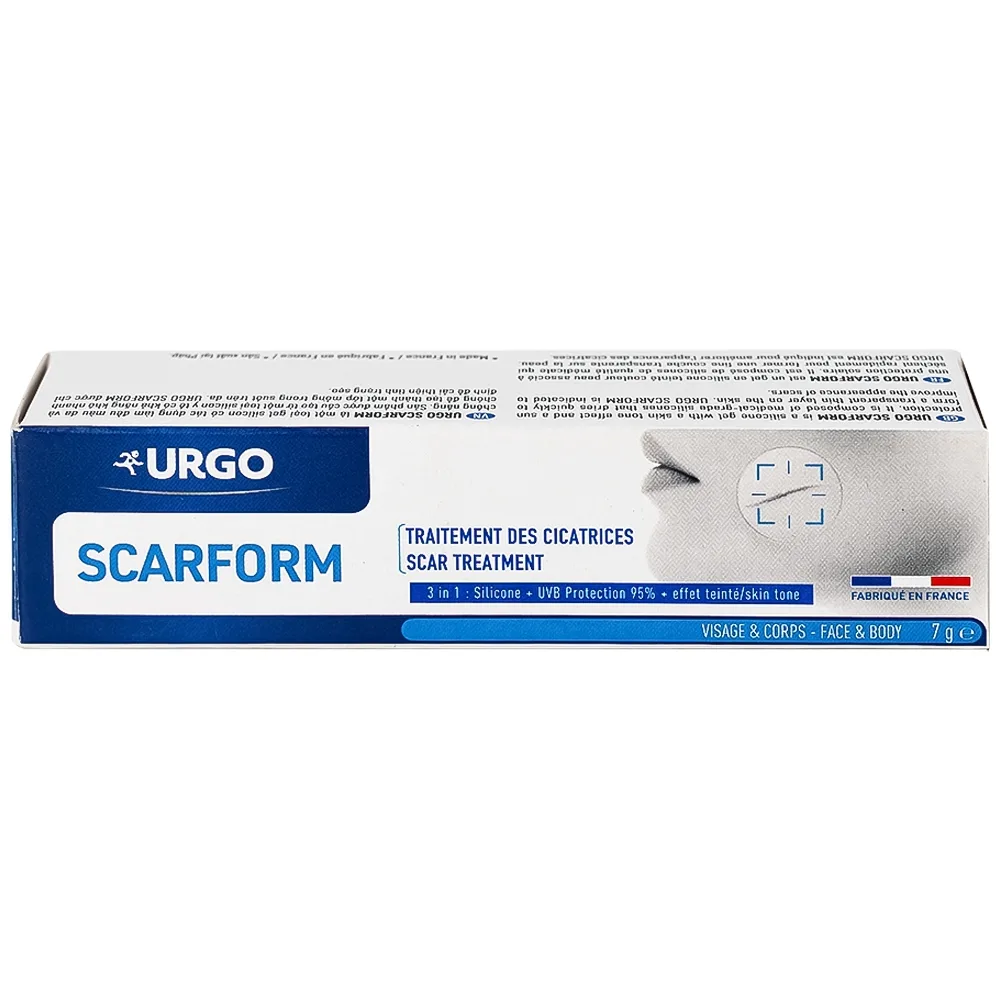 Hình ảnh Gel điều trị sẹo phì đại, sẹo lồi và mờ thâm Urgo Scarform 7g