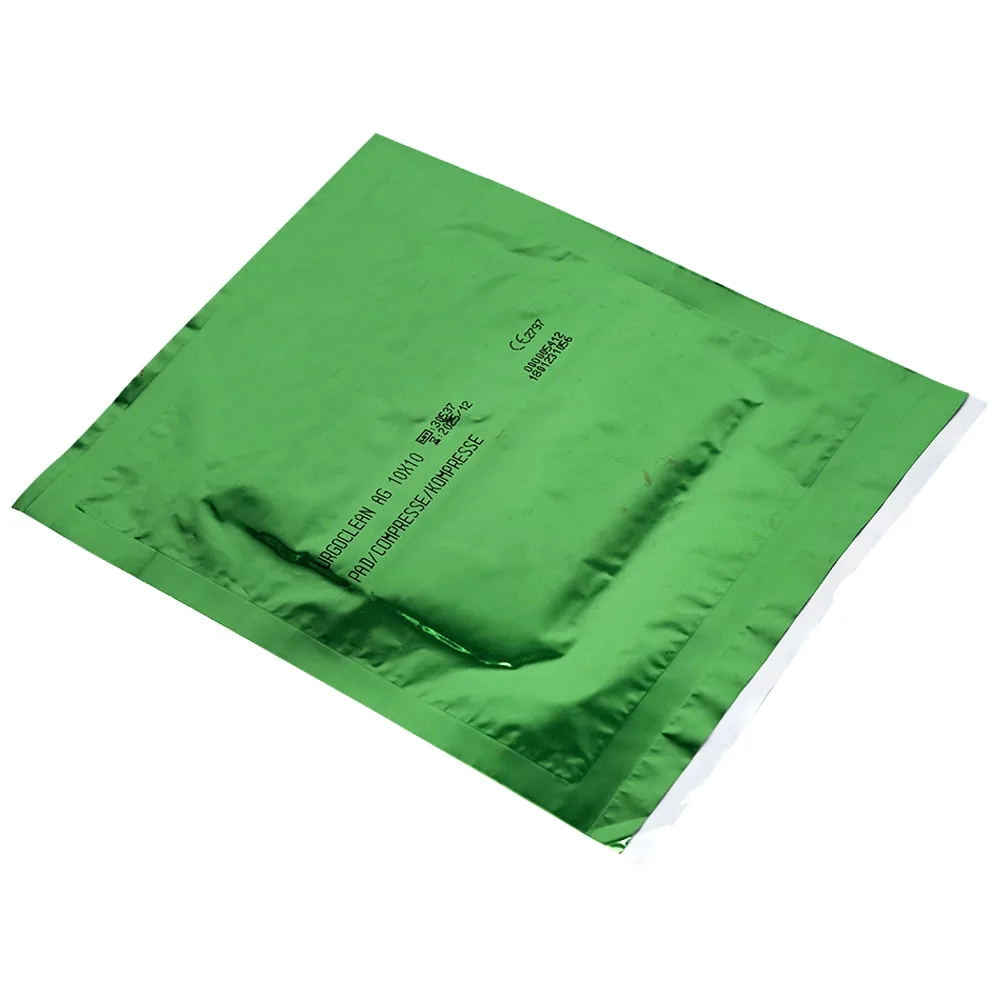 Hình ảnh Gạc kháng khuẩn chống dính UrgoClean Ag 10cm x 10cm Urgo làm sạch vết thương mạn tính (10 miếng)
