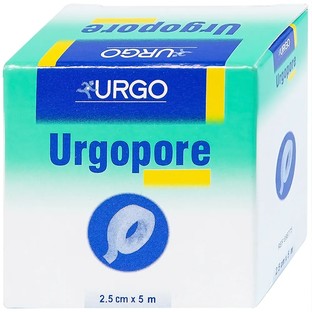 Hình ảnh Băng keo giấy y tế Urgopore size 2.5cm x 5m thông thoáng cho da nhạy cảm, giúp kềm giữ nhanh, chắc chắn