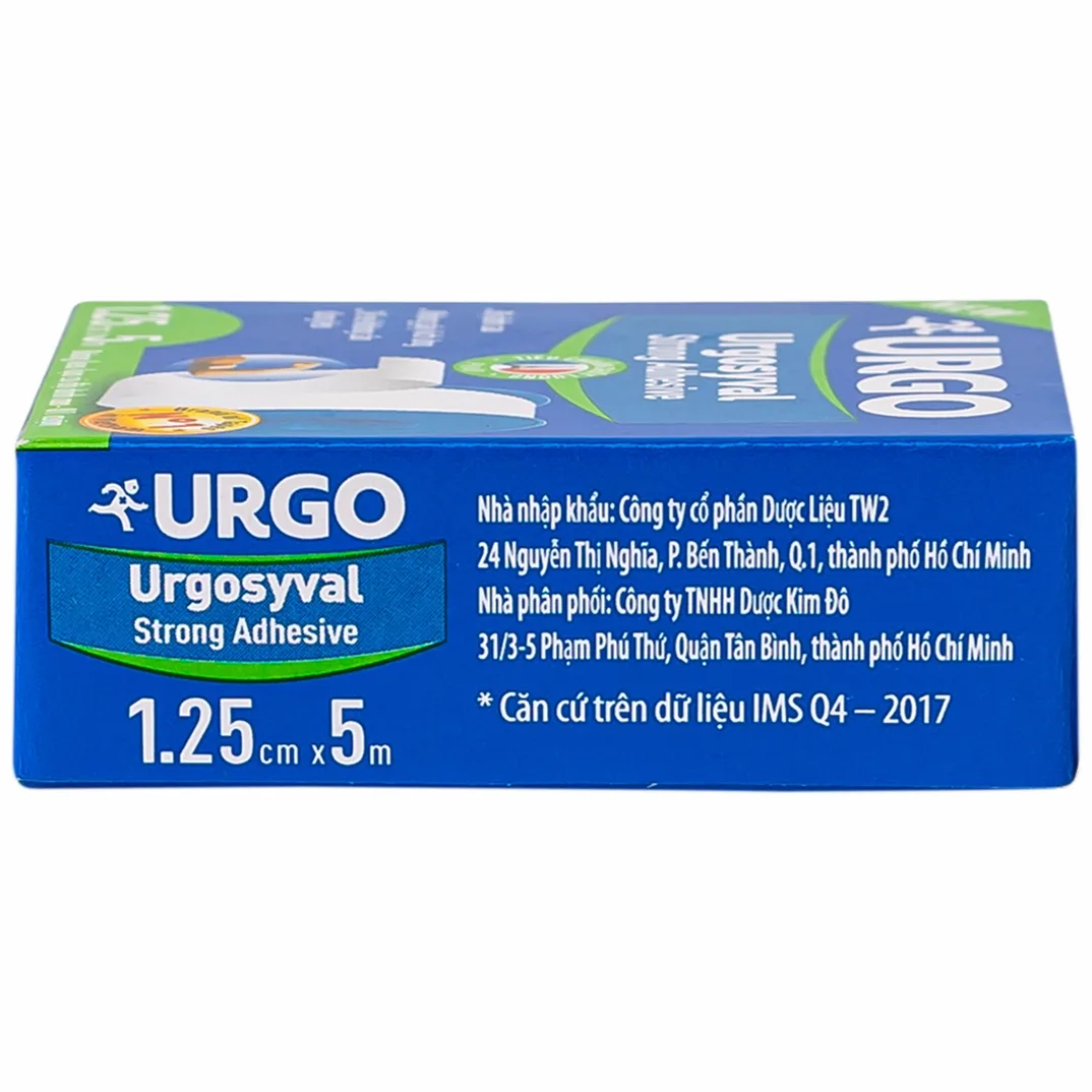 Hình ảnh Băng keo lụa có độ dính cao Urgosyval Strong Adhessive size 1.25cm x 5m cố định băng gạc (1 cuộn)