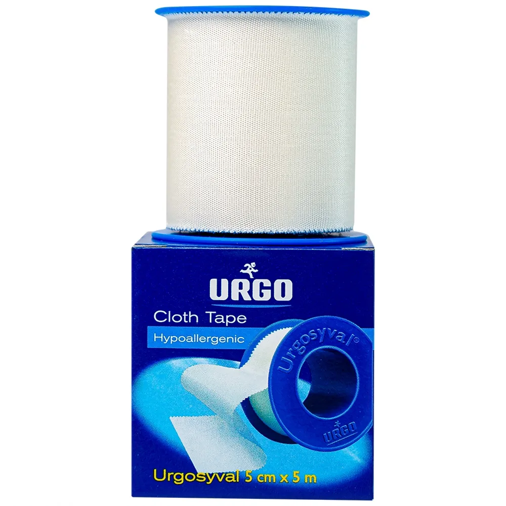 Hình ảnh Băng keo lụa Urgosyval size 5cm x 5m băng các vết thương trong phẫu thuật, cố định thiết bị y tế