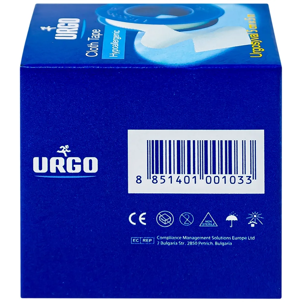 Hình ảnh Băng keo lụa Urgosyval size 5cm x 5m băng các vết thương trong phẫu thuật, cố định thiết bị y tế