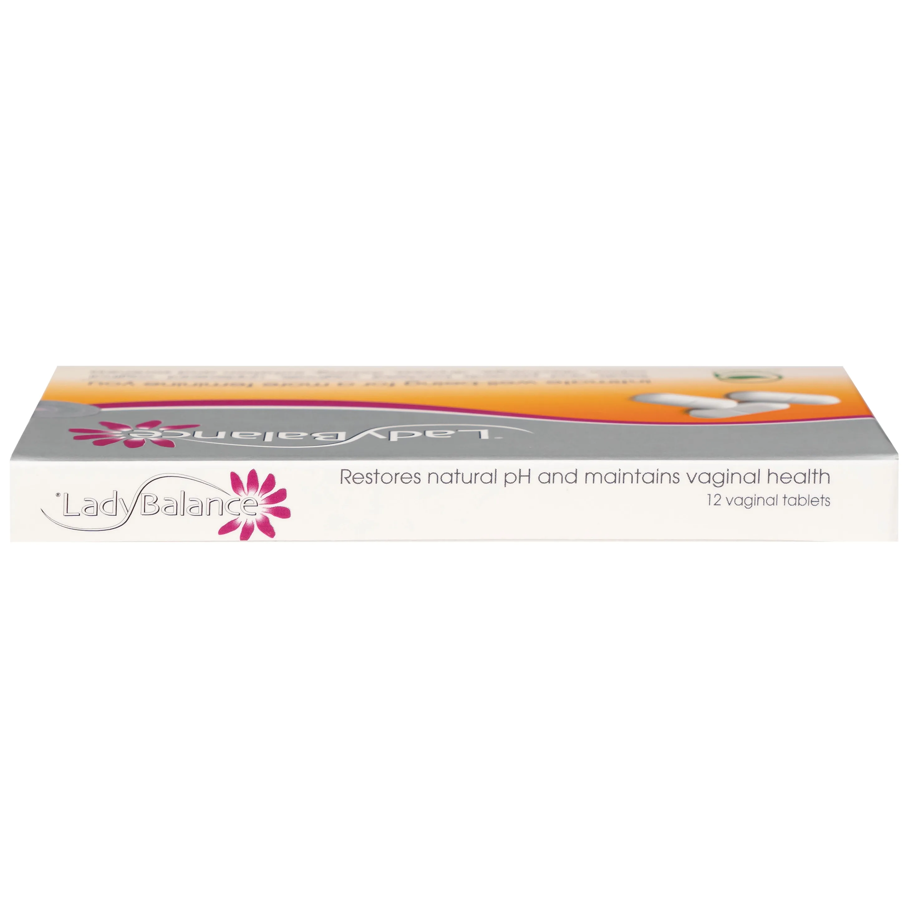 Hình ảnh Viên đặt âm đạo LadyBalance giảm khí hư và mùi hôi âm đạo do nhiễm khuẩn âm đạo (1 vỉ x 12 viên)